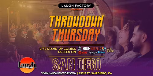 Throwdown Thursdays Comedy Show 8:00 PM