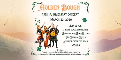 Golden Bough live in Escondido, CA!