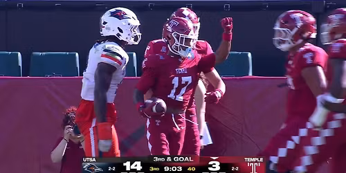 UTSA Roadrunners vs. Temple Owls