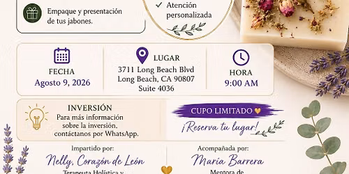 Taller de Jabones Artesanales \u2013 Nivel 1.