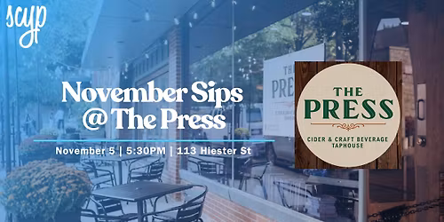 November Sips at The Press