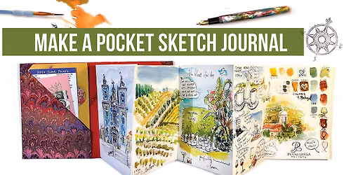 Make a Pocket Sketch Journal - Florida Stationery Fest, SUN - 12pm