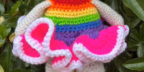 Crochet Rainbow Rabbit
