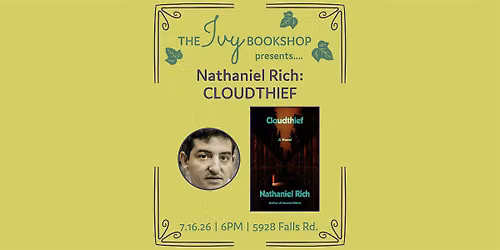 Nathaniel Rich: CLOUDTHIEF