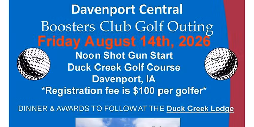 21st Annual Davenport Central Golf Outing