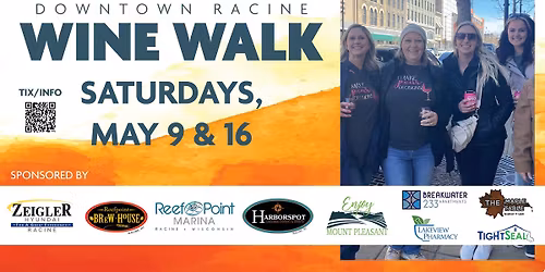 Downtown Racine Spring Wine Walks