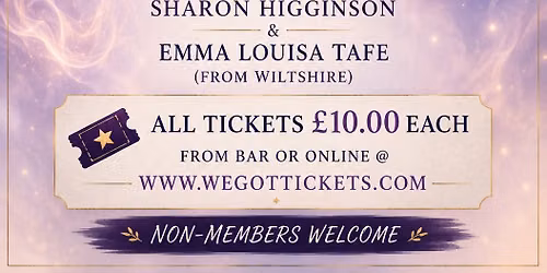 Mediumship- 2 Mediums Sharon Higginson & Emma Louisa Tafe