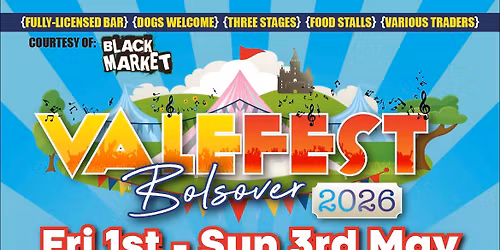 VALEFEST 2026 (Early May Bank Holiday Weekend)