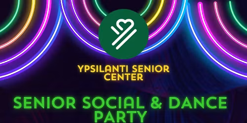 \ufffd Senior Social & Dance Party is coming to YSC! \ufffd