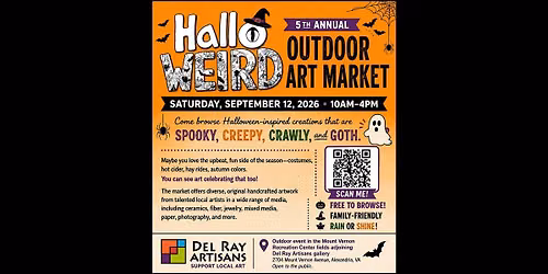 HalloWEIRD Outdoor Art Market (Rain or Shine)