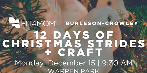 12 Days of Christmas Strides + Craft