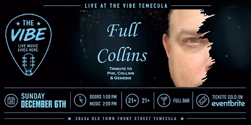 FULL COLLINS~A TRIBUTE TO PHIL COLLINS & GENESIS