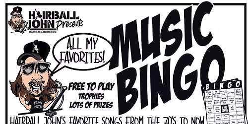 Hairball John Favorites Music Bingo at The Wanigan Eatery & Pub