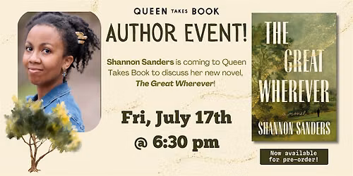 Author Talk - Shannon Sanders