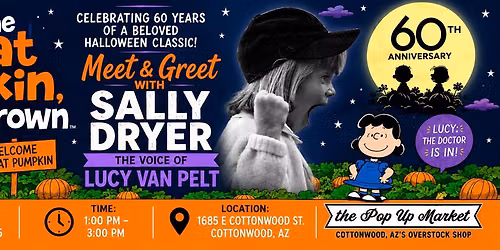 Meet+Greet with Sally Dryer voice of Lucy-60th Anniversary of It's the Great Pumpkin, Charlie Brown