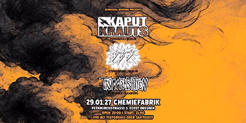 KAPUT KRAUTS x DxBxSx x TR\u00dcMMERRATTEN