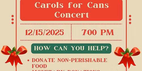 Carols for Cans Concert