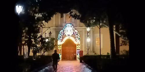 Caminata nocturna y siniestra por el centro de Tlalpan