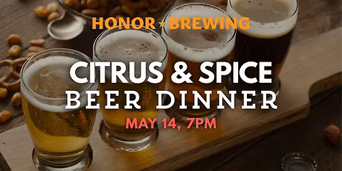 Citrus & Spice: An Elevated Beer Dinner