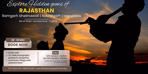 DPC Photobus Trip to Ramgarh Shekhawati , Nawalgarh , Mandawa