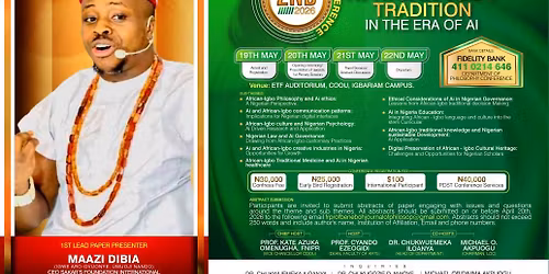 IGBO\/AFRICAN TRADITIONS AND AI