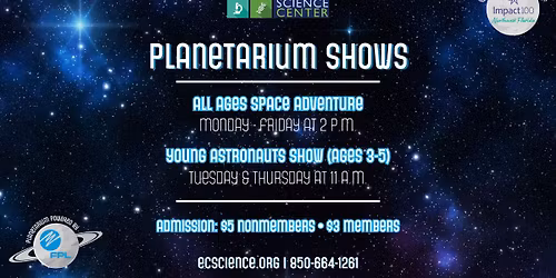 Planetarium Show: All Ages Space Adventure