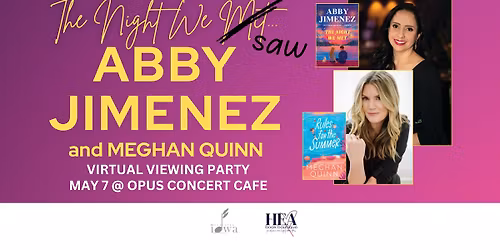 Virtual Viewing Party - Abby Jimenez & Meghan Quinn