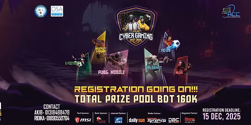 AIUB Cyber Gaming Fest 2025