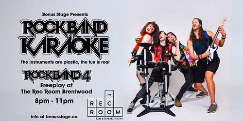 Rockband Karaoke - Rec Room Brentwood