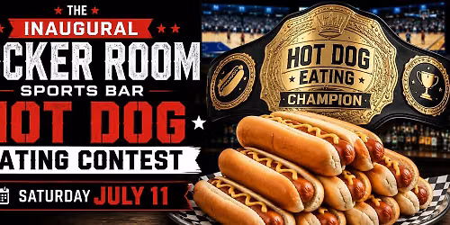 Locker Room Sports Bar Hot Dog Eating Contest