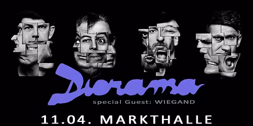 DIORAMA - a substitute for light on tour - Hamburg, Markthalle