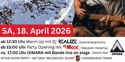 OIMARA mit Bande live in Hintertux