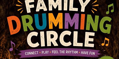 Family Drumming in The Caves 