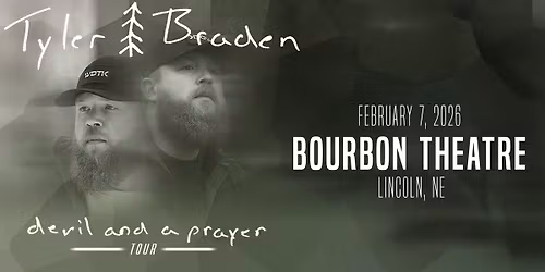 Tyler Braden: devil and a prayer tour at Bourbon Theatre