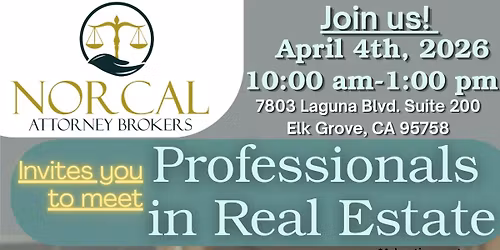 Professionals in Real Estate: Meet and Greet