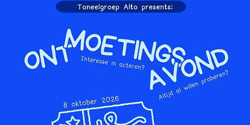 Ontmoetingsavond nieuw werkingsjaar