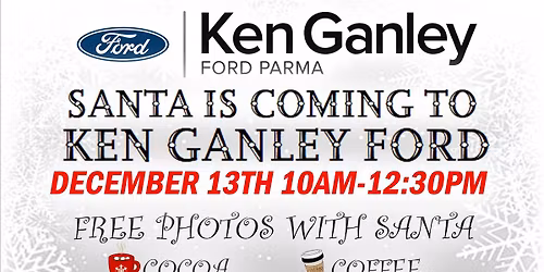 Santa at Ken Ganley Ford Parma