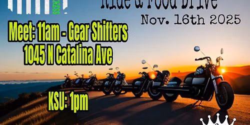 Mental Illnesses Awareness Food Drive & Ride 