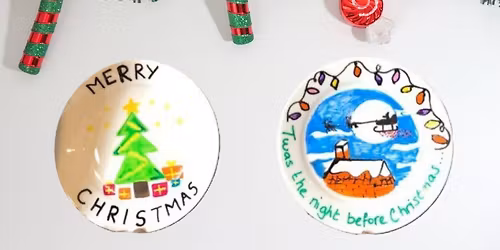 Christmas Activities: Decorate a Plate for Santa