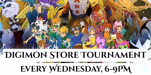 Digimon Store Tournament at Coulee Cards and Gaming Dubuque