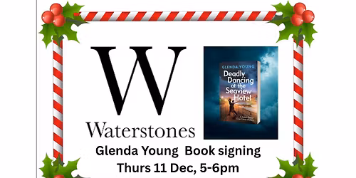Glenda Young Book Signing, Sunderland Waterstones, Thurs 11 Dec from 5-6pm