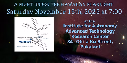 Mālama Ka Lani Star Party