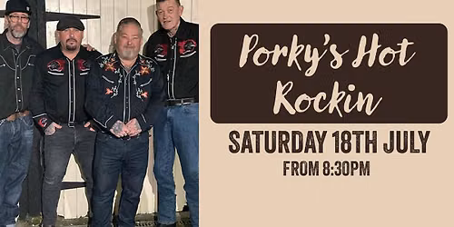 Porky's Hot Rockin | Live Music at The Woodman