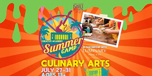 SBDAC Creative Academy \ud83c\udfdb\ufe0f Culinary Arts Summer Camp \ud83d\udc69\ud83c\udffd\u200d\ud83c\udf73 Ages 13-17