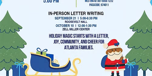 Santa for a Day: Roosevelt Hall Letter-Writing Session