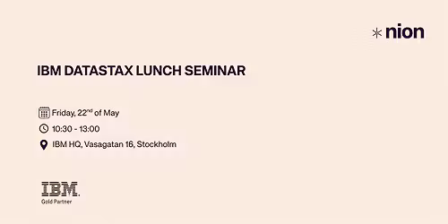 IBM DataStax Lunch Seminar