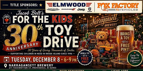 Jacob Belt's 30th anniversary Toys & Taps