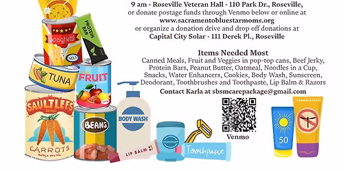 Care Package Packing Event