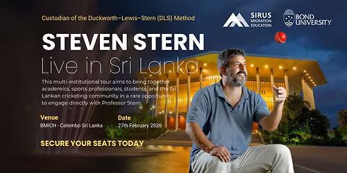 A Masterclass with Prof. Steven Stern \u2013 The Man Behind the D\/L\/S Method
