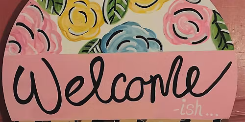 Paint w\/ Lu - Front Door Sign